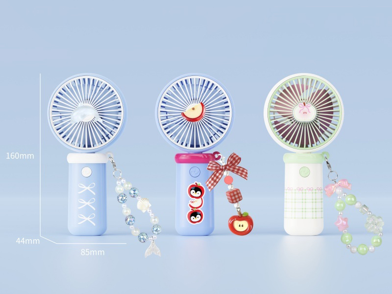Penguin/Ocean/Green Apple Handheld Fan