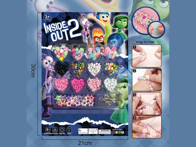 Mind Agents Diy Beaded Jewelry With 14 Heart Grids And Multiple Colors, Featuring 2 Strings