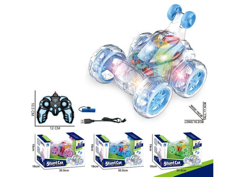 R/C 4CH Gear Stunt Car With Lighting And Music