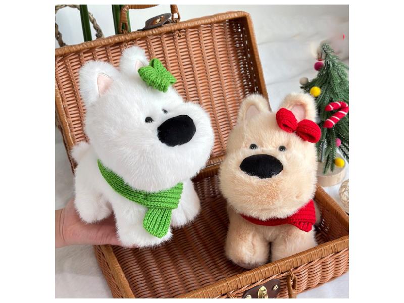 A Cute Big-Nosed Dog With A Scarf