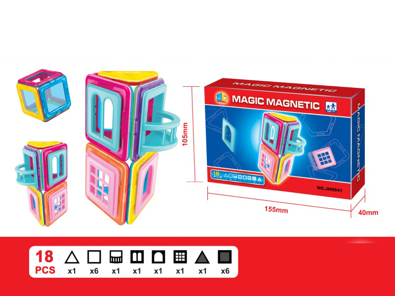 Magnetic Building Blocks(18pcs)