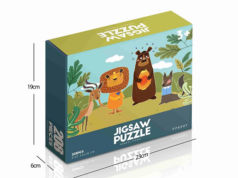 208pcs Jigsaw Puzzle - Forest Picnic