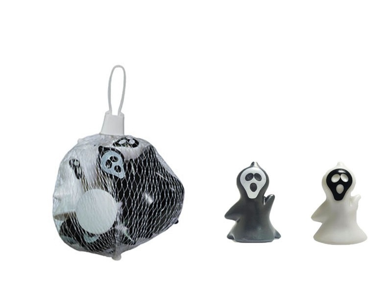 Halloween Blow Bottle Ghost Face Ghost, 12Pcs