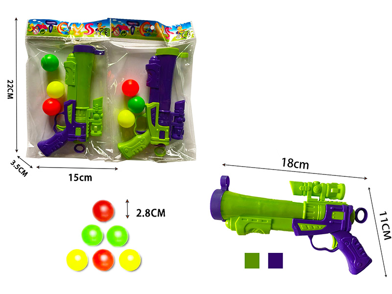 Ping Pong Ball Gun Set