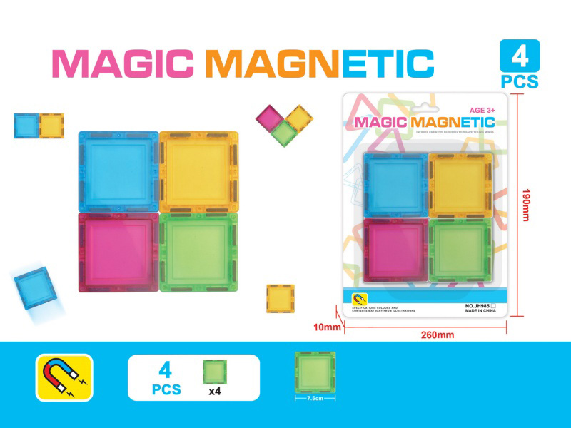 Magnetic Building Blocks(4pcs)