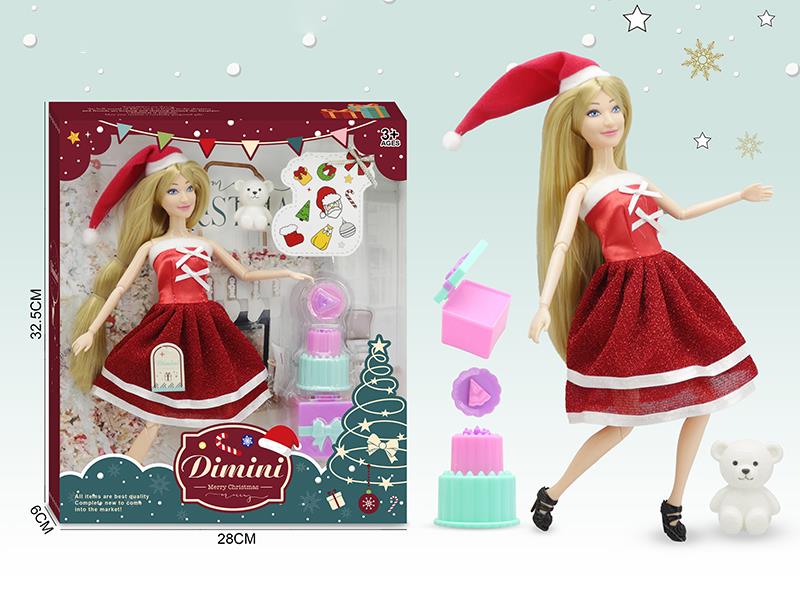 11.5 Inch Joints Body Christmas Doll