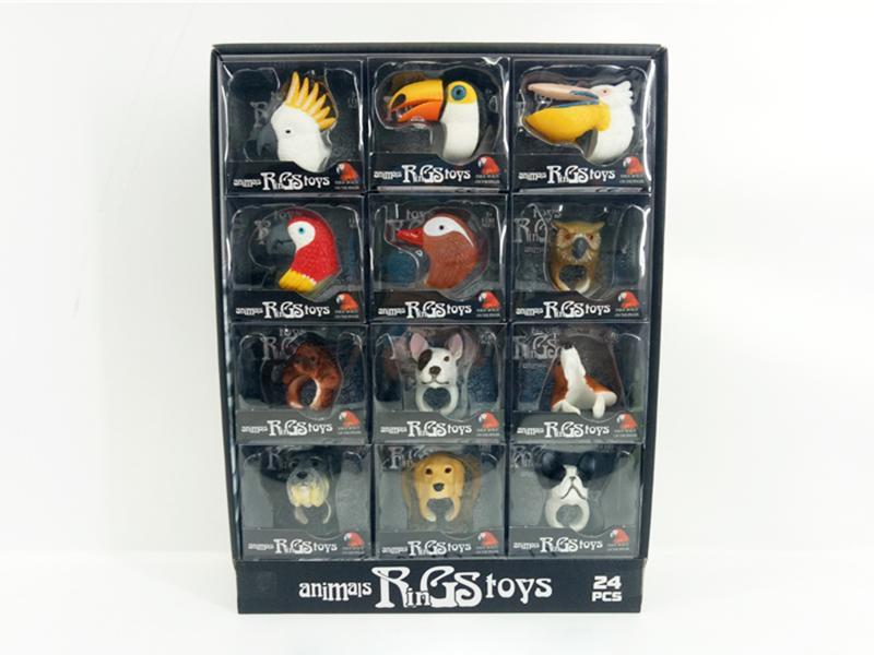 Animal Finger Ring 12PCS