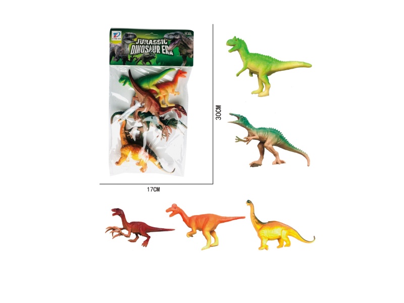 Pvc Simulation Dinosaur 5Pcs