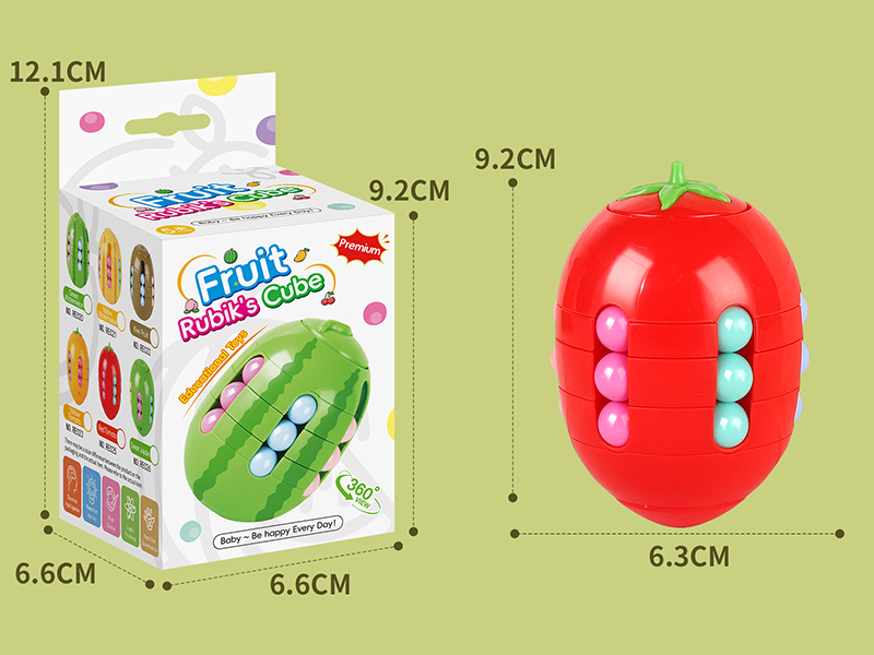 Fruit Rubik's Cube - Cherry Tomato Red