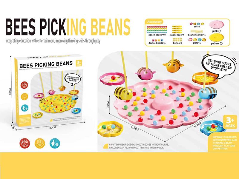 Bees Picking Beans Board Game