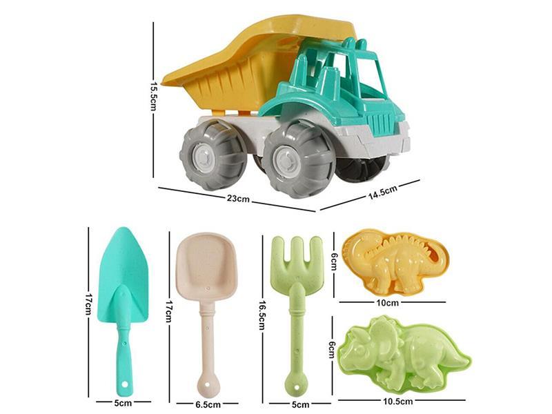 Beach Car Toys 6pcs