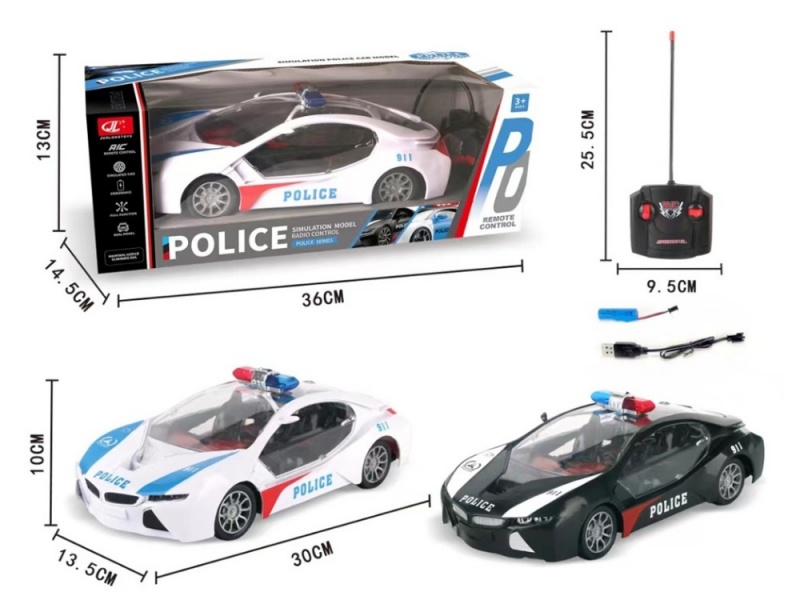 4-Channel RC Bmw Police Car