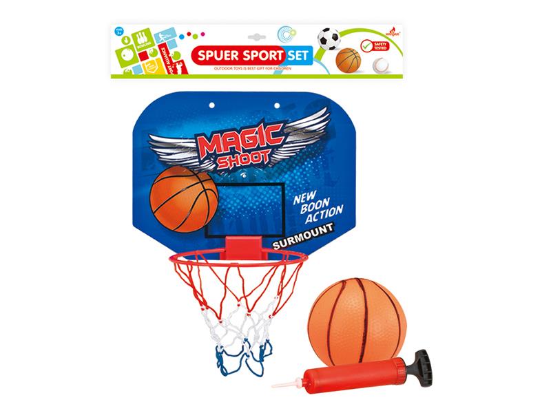 Basketball Board + Basketball + Pump