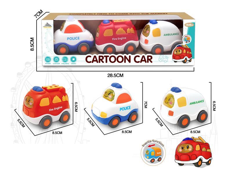 Friction Cartoon Car