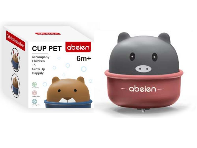Cute Fun Cup Pet Press Car Pressing Pig