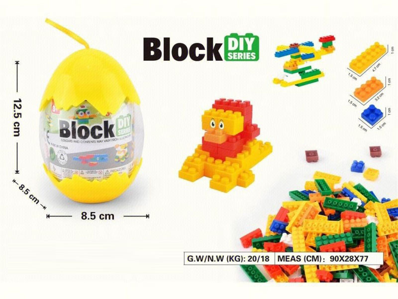 Small Particle Building Block Puzzle Assembly Small Round Egg Diy Assembly And Insertion Creative Shaped Building Blocks
