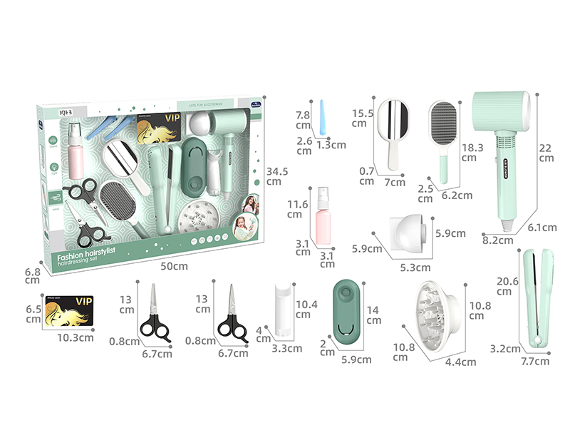 Straight Hair Stick + Electric Hair Dryer Fashion Hairstylist Hairdressing Set