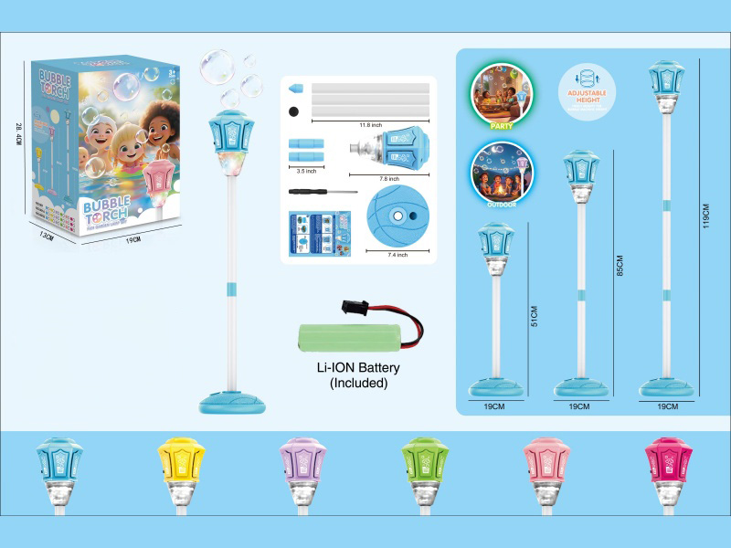 Garden Lamp Bubble Machine