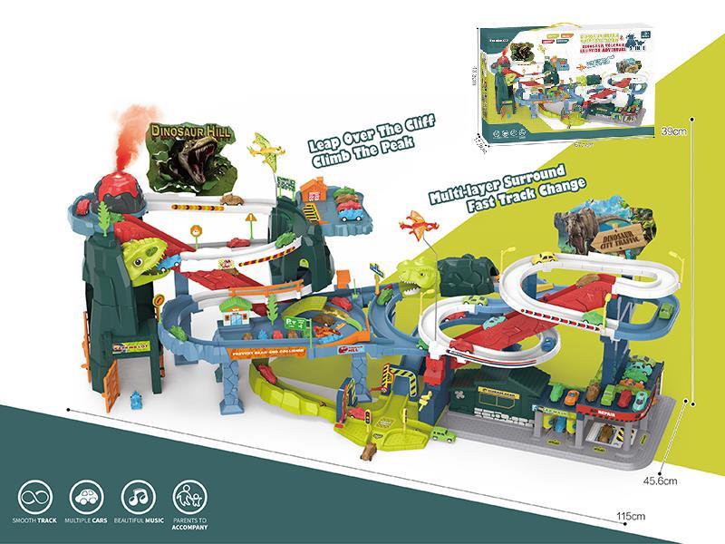Dinosaur City Orbit & Dinosaur Volcano Eruption Adventure 2 In 1