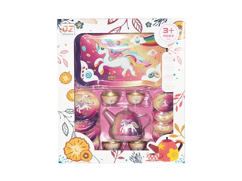 Tinplate Tea Set - Unicorn