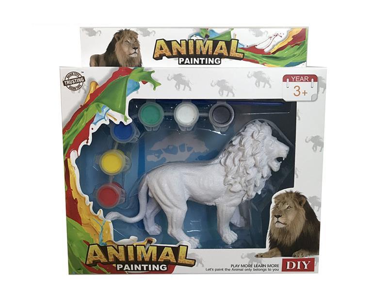 DIY Animal Coloured Drawing -PVC Lion