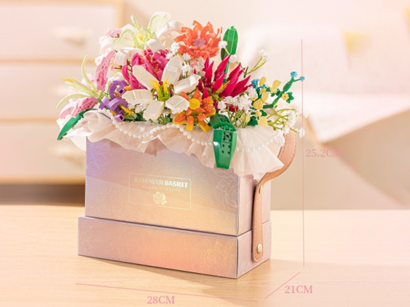Flower Basket Building Blocks 702pcs