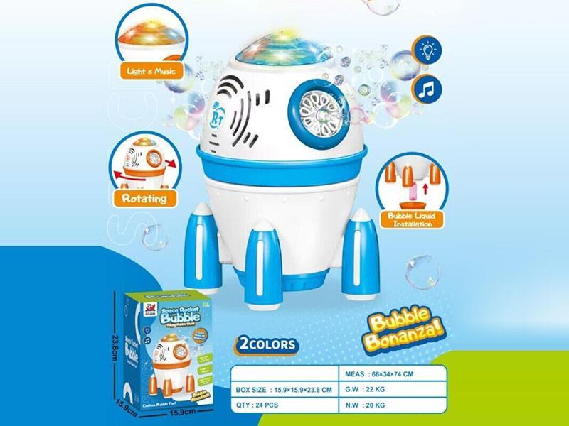 Multihole Rotating Rocket Bubble Machine
