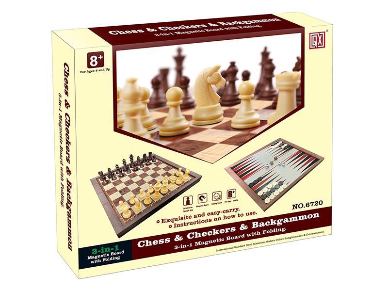 Magnetism 3 In 1 Game Chess