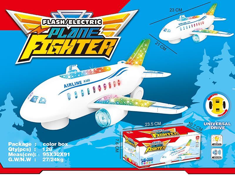 B/O Go And Bump Airplane With Light