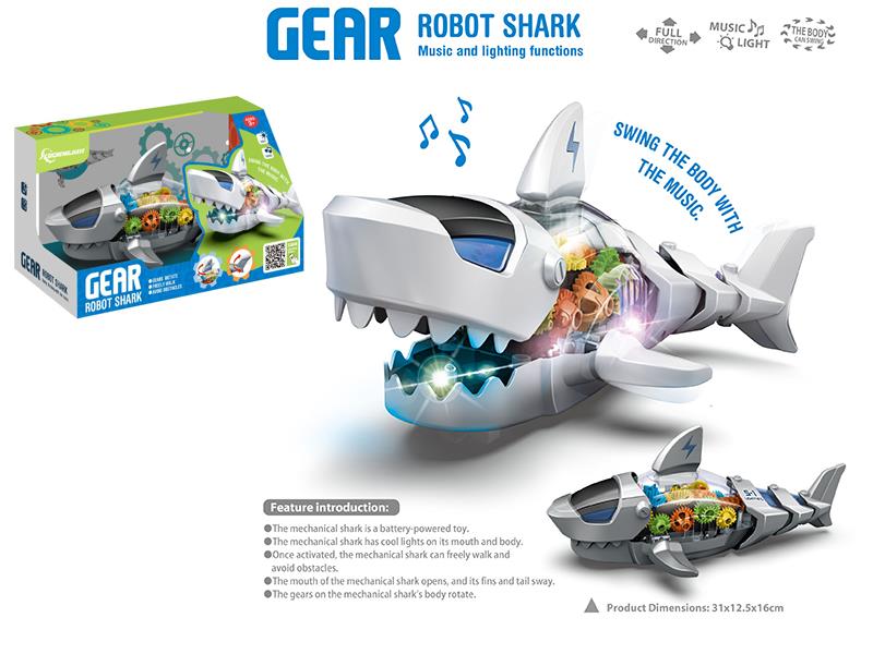 B/O Gear Megalodon With Lights And Music