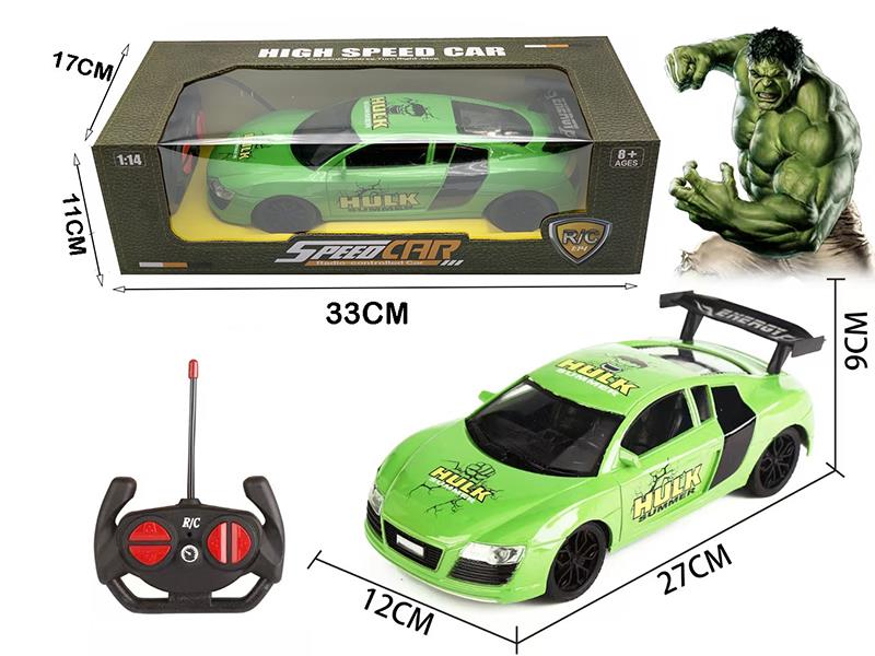 1:16 UV Paint BMW Remote Control Simulated Car With Headlight(The Hulk)