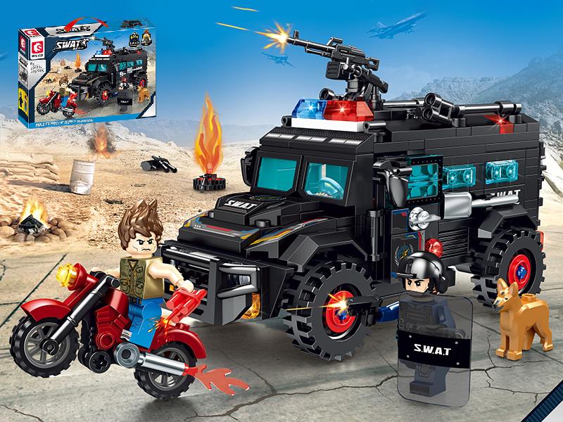 Operation Black Hawk - Bulletproof Assault Vehicle Building Blocks