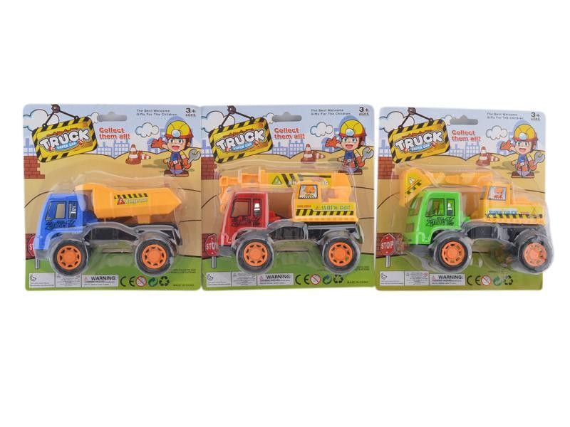 Friction Engineering Truck(3ColorsAnd 3 Items Mixed)