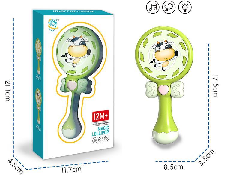 Cow Lollipop With Light And Music