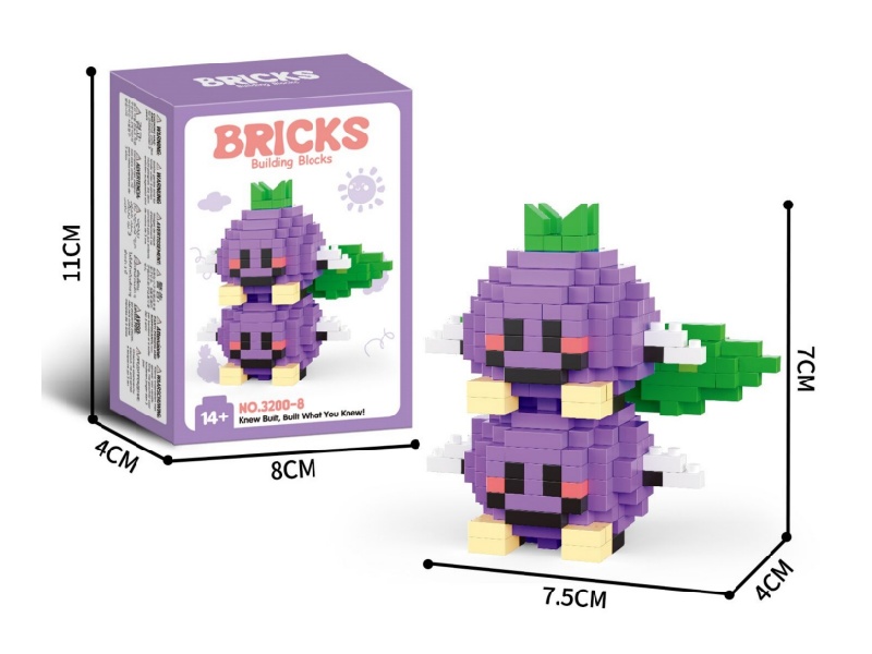 Building Blocks: 391 Pcs Of Grapes