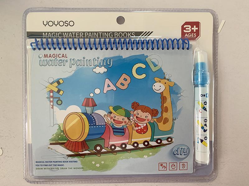 Numbers English Water Painting Book