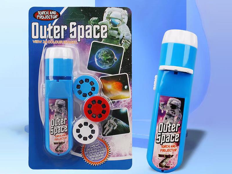 Outer Space Early Education Projection Electric Torch