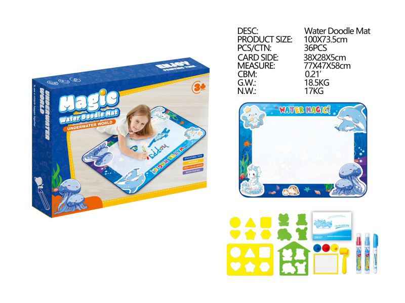 Underwater World Theme Magic Water Doodle Mat