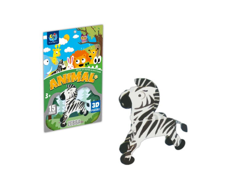 Dimensional Puzzle Zebra