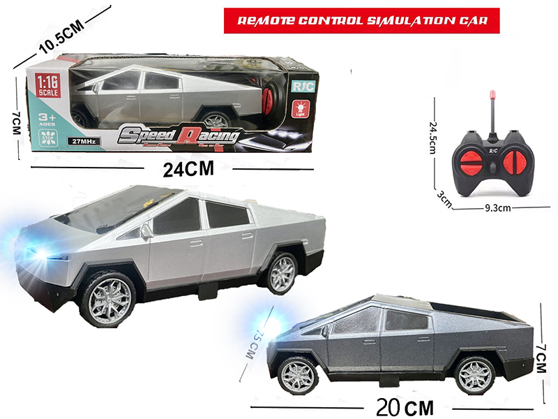 1:20 Tesla 4-Channel Remote Control Car With Headlight