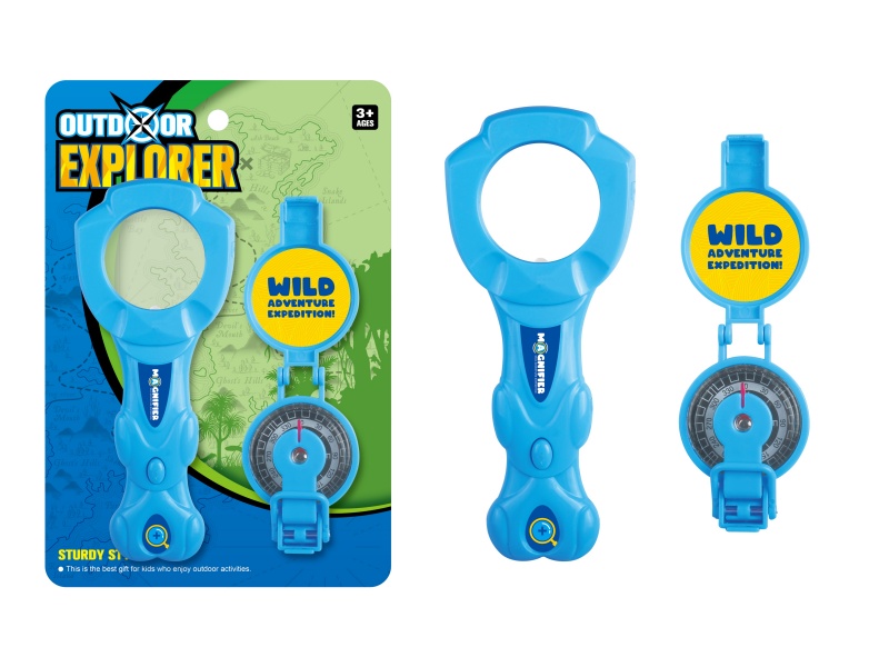 Magnifying Glass + Compass