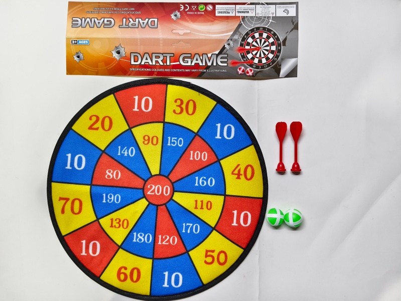 36CM Velcro Dartboard With Sticky Ball, Dart