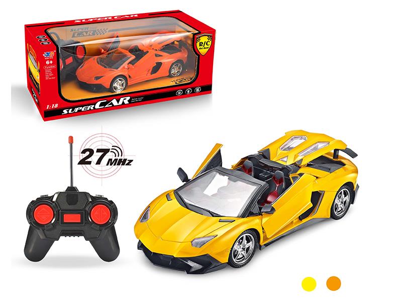 1:18 Lamborghini 3 Open Doors Remote Control Convertible Car