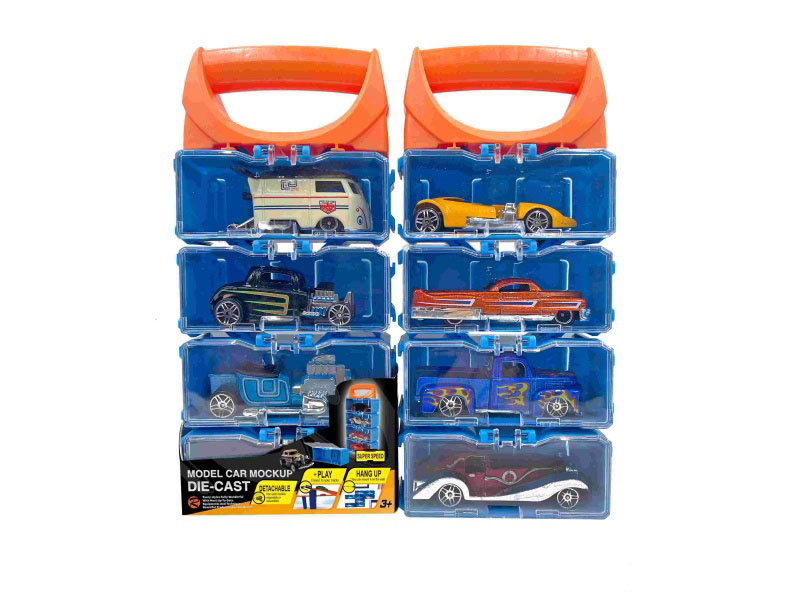 Diy Alloy Car Carrying Case For 4 Pieces