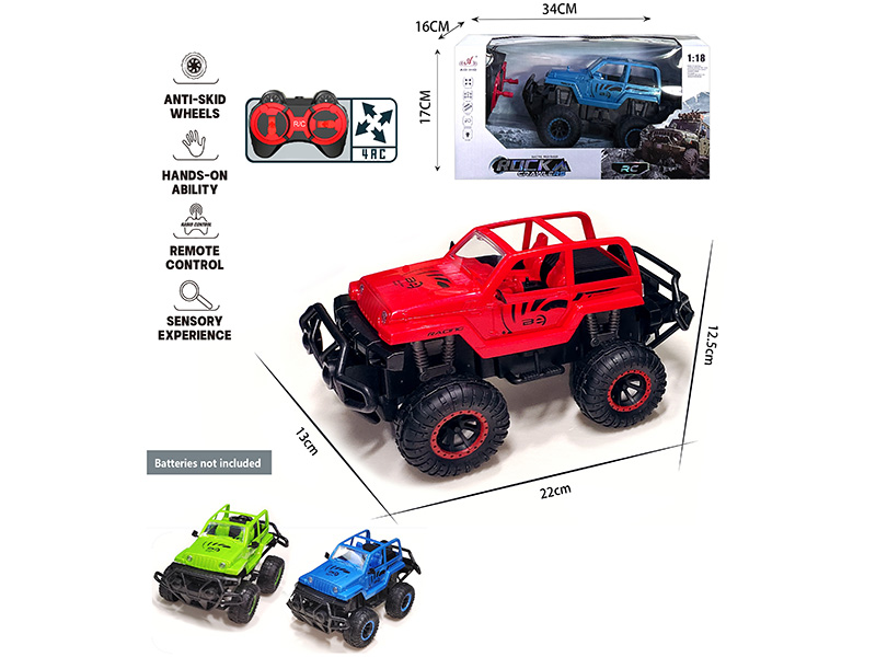 1:15 4-Channel Remote Control Jeep Truck