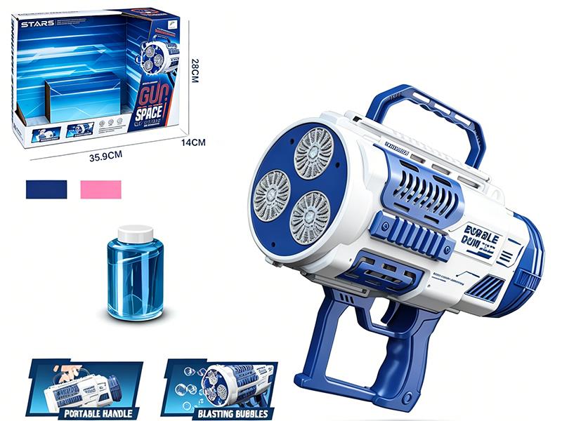 Electric Three Cylinder Bubble Machine
