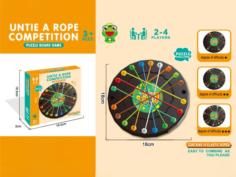 Rope Release Board Game Toys (Single House, Children'S Educational Board Game Toys)