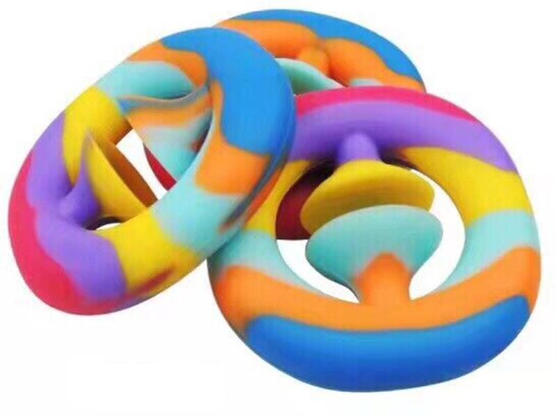 Multicolor Silica Gel Sucker Finger Trainer