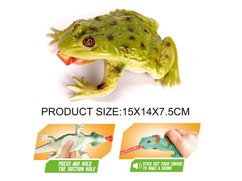 Vinyl Model Frog(Pinch And Out Tongue)