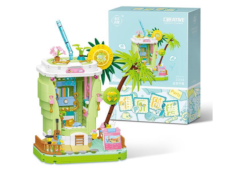 Drink house Building Blocks 661PCS